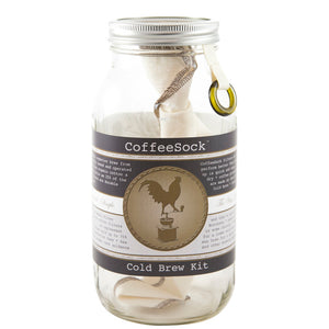 CoffeeSock Original Glass Ring DIY ColdBrew Coffee Kit